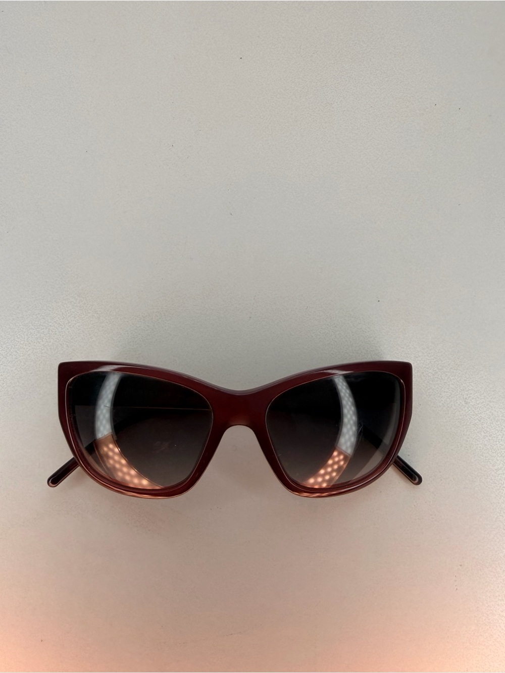 Burberry Burgundy Cat-Eye Sunglasses - Picture 2 of 5